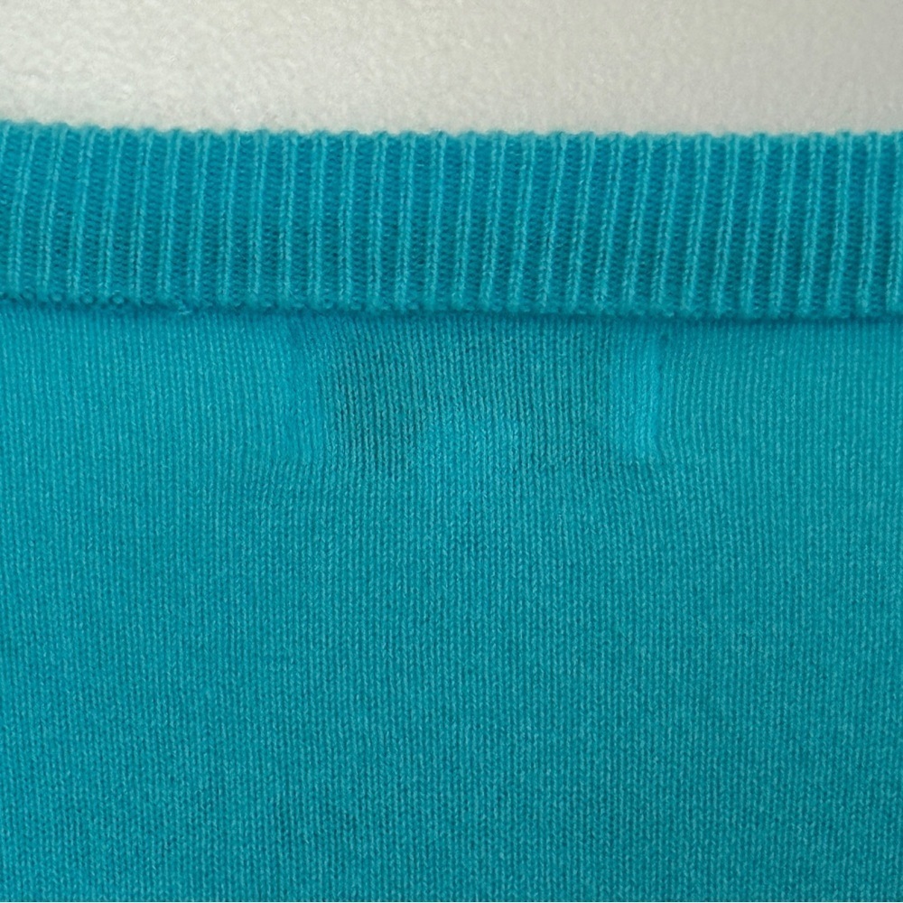 Crown & Ivy Turquoise Cardigan Sweater - Picture 5 of 9
